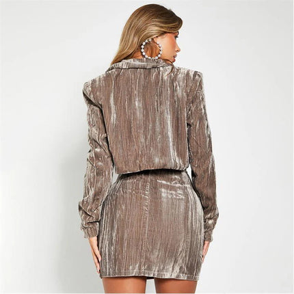 UNICORN Women's blazer gold dark pink xxs xs s m l