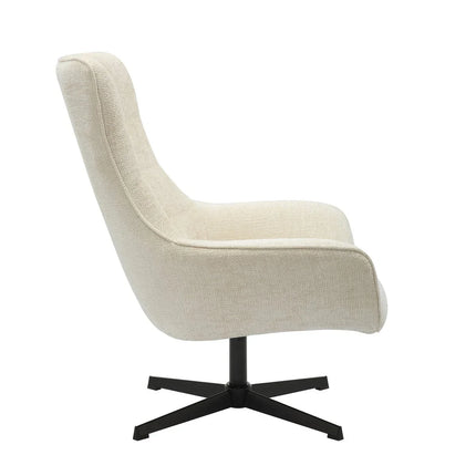 UNICORN Armchair chenille fabric beige 85x81x103 cm