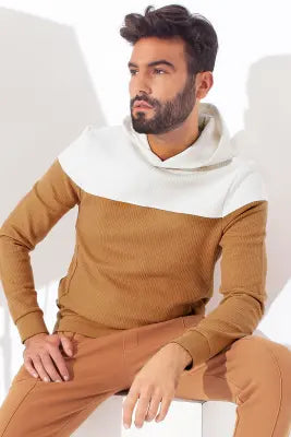 UNICORN Men's hooded hoodie caramel brown mint green XXS XS S M L XL