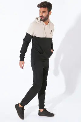 UNICORN Men's hoodie with hood light beige black XXS XS S M L XL