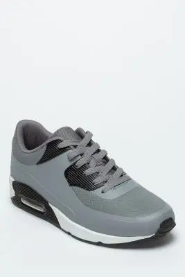 UNICORN men's low-top sneakers lace-up shoes gray sizes 40 to 48
