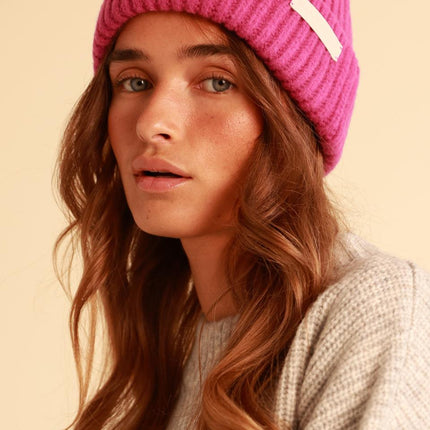 UNICORN Women's winter hat light purple blue dark pink