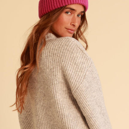 UNICORN Women's winter hat light purple blue dark pink