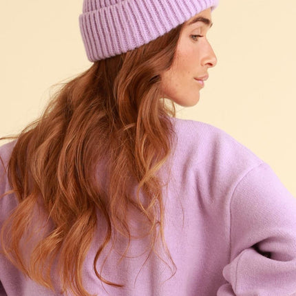 UNICORN Women's winter hat light purple blue dark pink