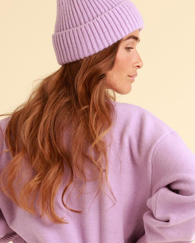 UNICORN Women's winter hat light purple blue dark pink
