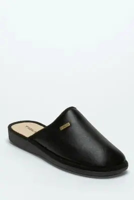 UNICORN Men's open slippers black 40 to 46