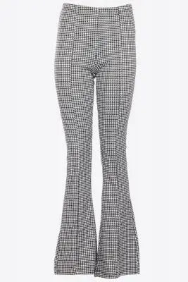 UNICORN Women's long trousers checked white black s m l xl xxl