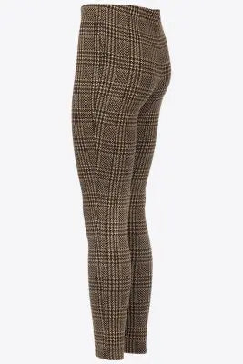 UNICORN Women's long trousers checked brown black s m l xl xxl xxxl