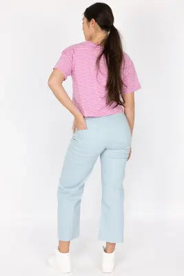 UNICORN Women's long trousers green light blue white xxs xs s m l xl xxl