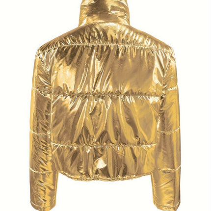 UNICORN Women'S Stylish Short Zip-Up Jacket for Autumn And Winter s m l xl xxl