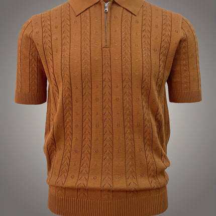 UNICORN Casual Men'S Top with a Polo Collar Knitted Sweater xs s m l xl xxl
