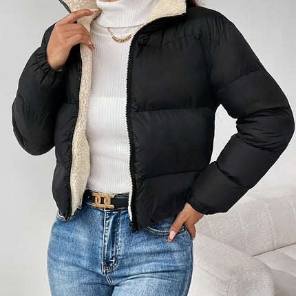 UNICORN Women's Autumn/Winter Thickened Lined Long Sleeve Padded Coat s m l xl