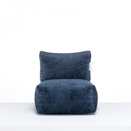UNICORN Lounge chair pouf beanbag velvet green white pink dark grey jeans blue ash grey steel grey wood brown indigo white cream 48 x 48 x 50 x 23 width x depth x back height x seat height