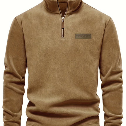 UNICORN Men's Sweatshirt with Stand-Up Collar, Half-Zip, Long Sleeves s m l xl xxl