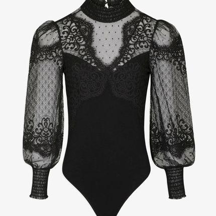 UNICORN Women's bodysuit airy black xs s m l xl
