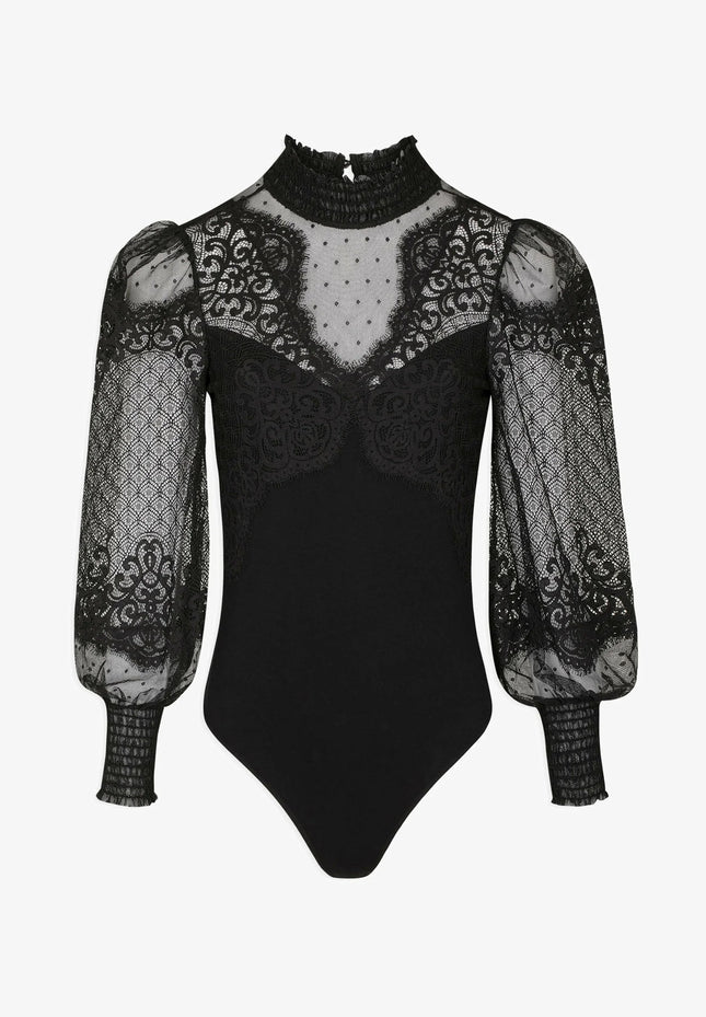 UNICORN Women's bodysuit airy black xs s m l xl