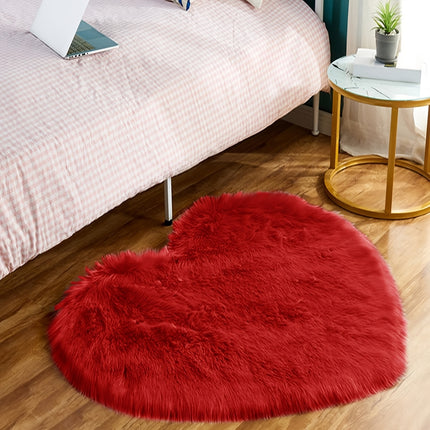 UNICORN Valentine'S Day Red Heart-Shaped plush carpet 50 cm 60 cm 90 cm