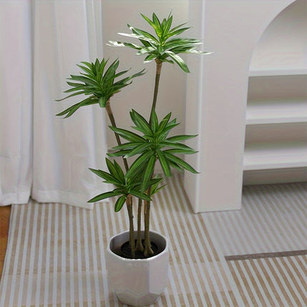 UNICORN Large Indoor Artificial Plant Resembling a Lily Bamboo