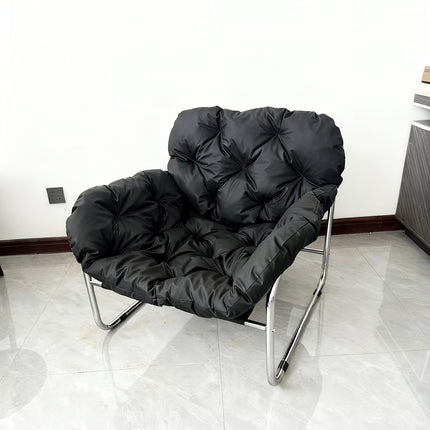 UNICORN Single Reclining Sofa Chair with Footrest Black White Brown