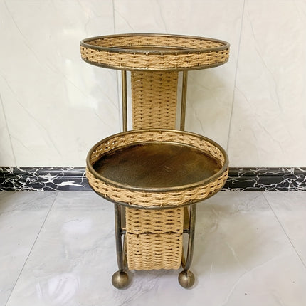 UNICORN Handmade Metal Ironwork and Paper Rope Woven Coffee Table