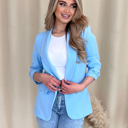 UNICORN Women's blazer white light blue green blue s m l
