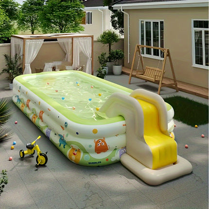 UNICORN Large inflatable swimming pool, 3 layers-durable PVC material