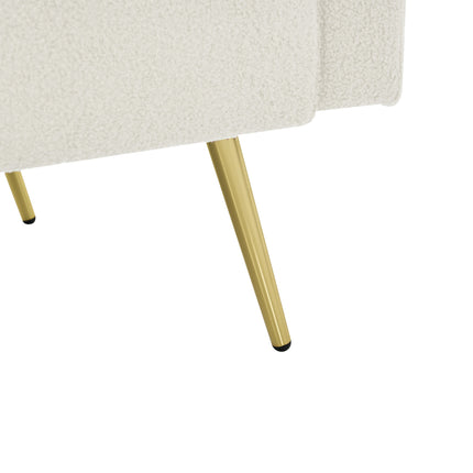 UNICORN Modern minimalist sofa bed size: 175*64*72 cm angle adjustable gold bed legs sofa with cushions side storage pockets