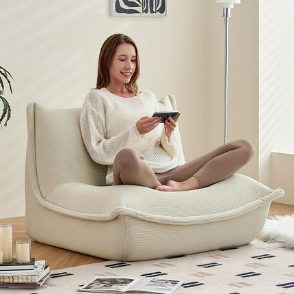 UNICORN Lazy Sofa Chair, Fireside Chair Sofa Large Chair for Adults White Green Brown