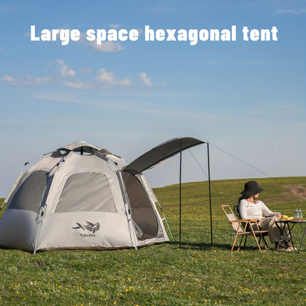 UNICORN Camping Hexagonal Tents, Automatic Quick Opening