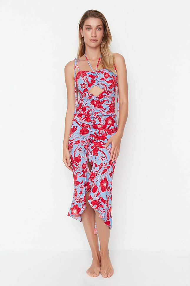 UNICORN Women's sleeveless dress red light blue xs s m l xl