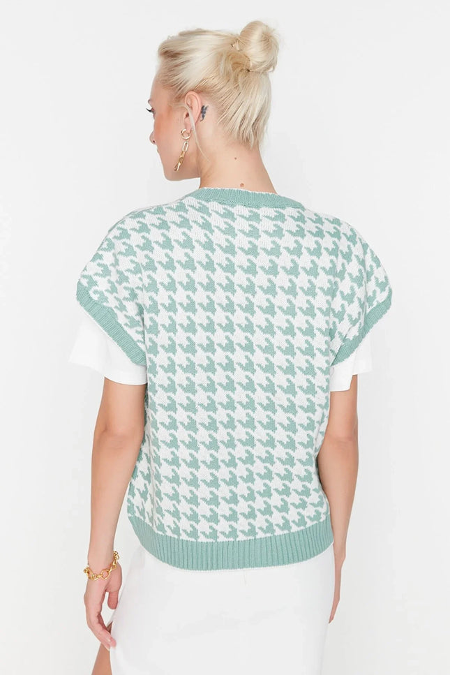 UNICORN Women's sweater mint green black s m l