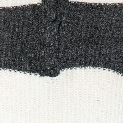 UNICORN Women's sweater striped black beige green dark blue brown gray s m l