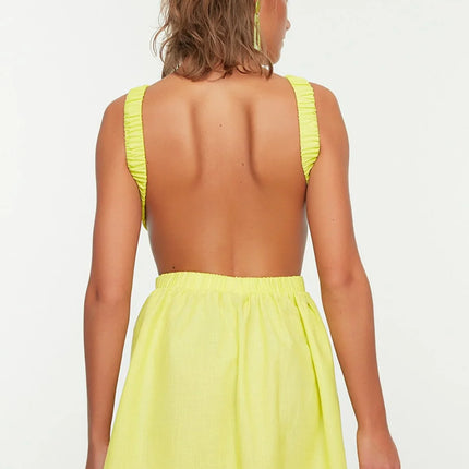 UNICORN Women's dress yellow orange xs s m l xl