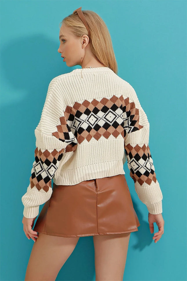 UNICORN Women's sweater beige s m l