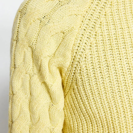 UNICORN Men's sweater knitted yellow green gray black dark blue white beige purple xs s m l xl