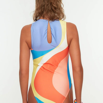 UNICORN Women's swimsuit blue yellow orange xs s m l xl xxl