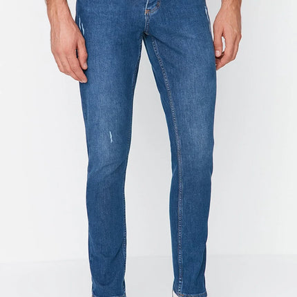 Heren spijkerbroek jeans blauw donkerblauw m l xl xxl xxxl