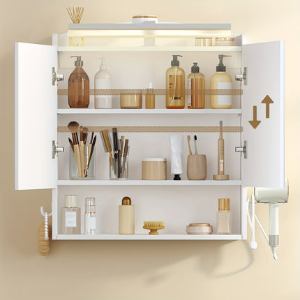 UNICORN Mirror Cabinet for The Bathroom Hairdryer Holder