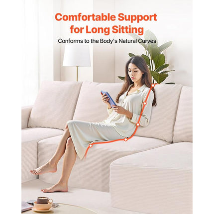 UNICORN Modular U-Shaped Corner Sofa Bed with High-Elastic Foam & High Density Beige