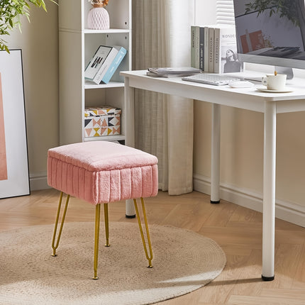 UNICORN Modern Minimalist Footstool with Storage Function pink