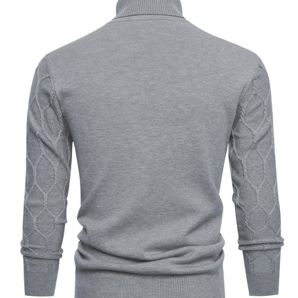 UNICORN Turtleneck Sweater Men'S Thick Warm Knit Top Design Quality Top s m l xl xxl