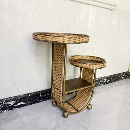 UNICORN Handmade Metal Ironwork and Paper Rope Woven Coffee Table