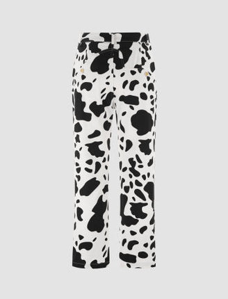 UNICORN Women's trousers cow print xs s m l xl