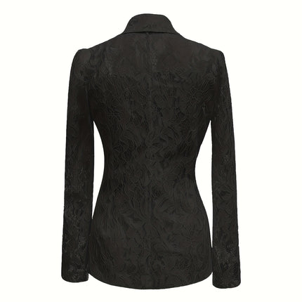UNICORN Elegant Semi-Sheer Spring And Summer Blazer with Lining for Women s m l xl xxl