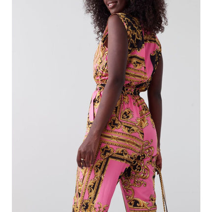 UNICORN Women's jumpsuit brown pink beige s m l xl