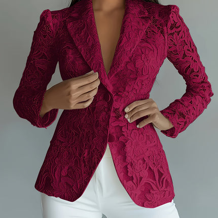 UNICORN Elegant Semi-Sheer Spring And Summer Blazer with Lining for Women s m l xl xxl