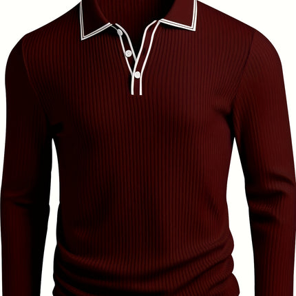 UNICORN Casual Long-Sleeve Polo Shirt with a Stylish Collar s m l xl xxl xxxl