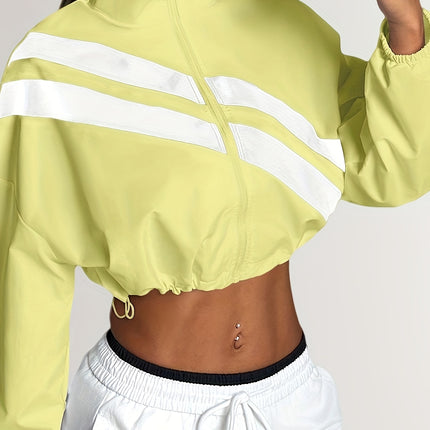UNICORN Sports Zip-Up Stand Collar Jacket with Drawstring Hem Suitable for Running s m l