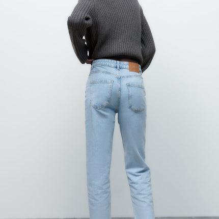 UNICORN Women's long jeans wide-leg high waist pink dark blue beige black white light blue blue xxs xs s m l xl xxl xxxl