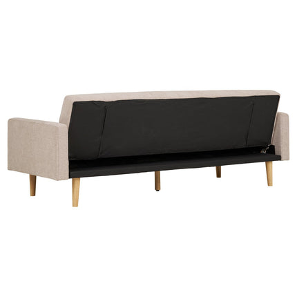 UNICORN Sofa bed dark sand Length 208 cm x 78 cm